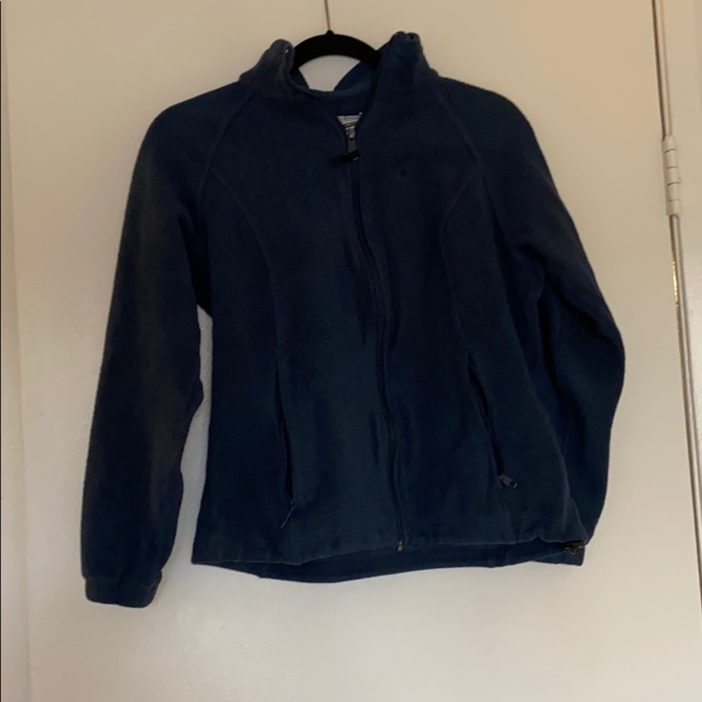 Fleece zip-up sweatshirt